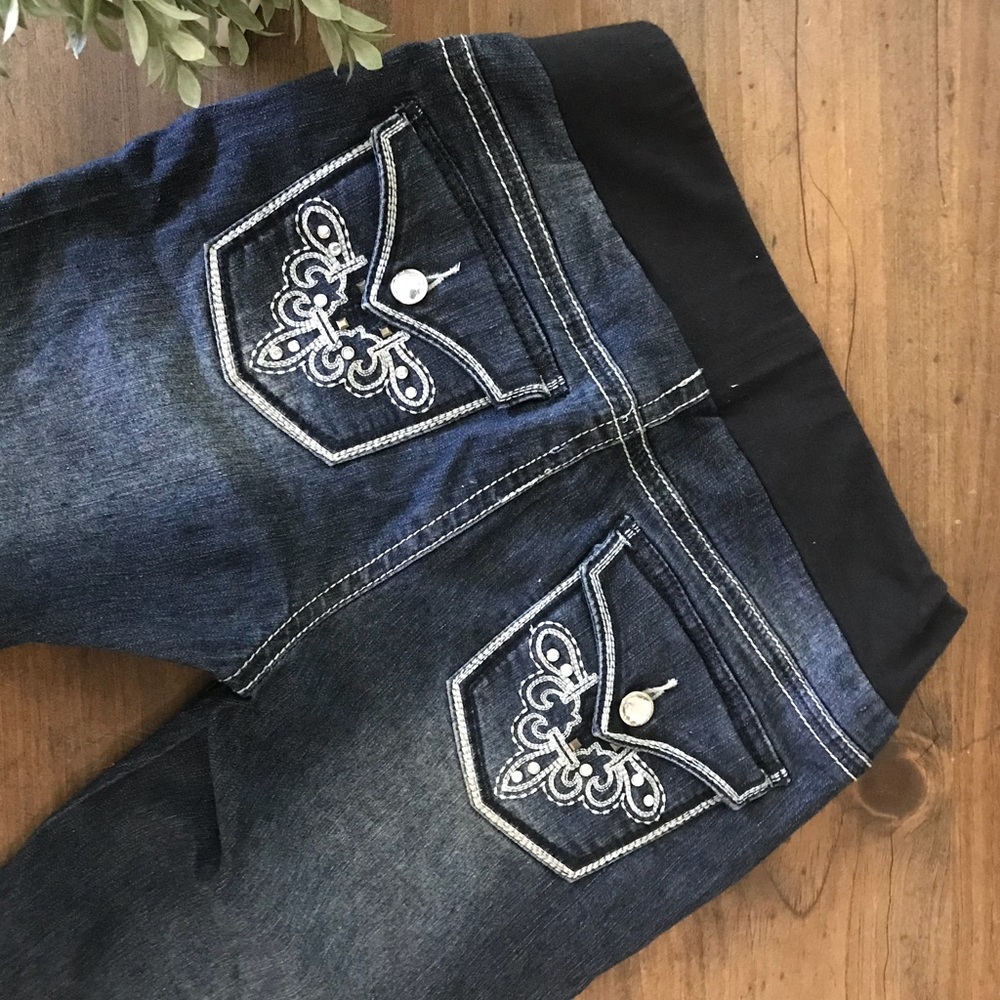 Maternity bling jeans bootcut